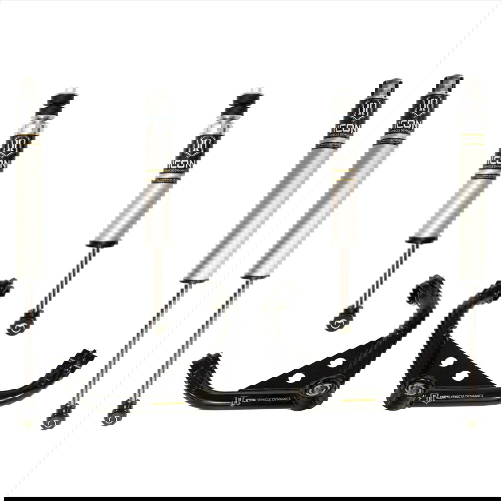 Icon suspension kit with shocks, springs, control arms and other options