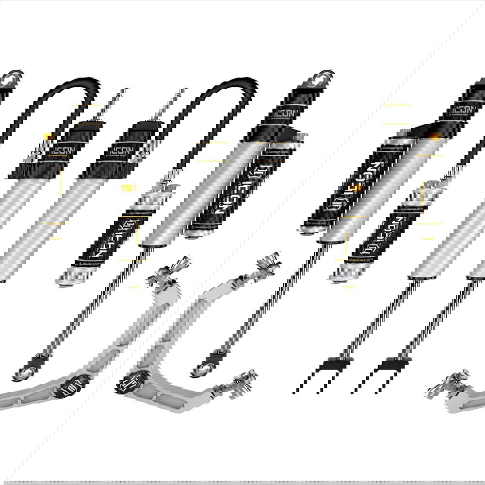 Icon suspension kit with shocks, springs, control arms and other options