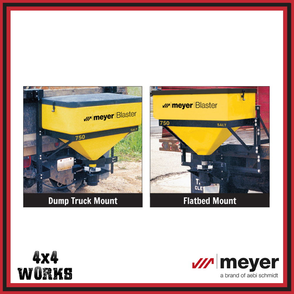 Meyer salt spreader and gritter forprivate and contract use