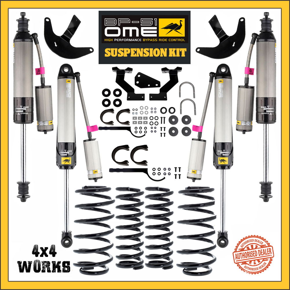 Old Man Emu OME Ultimate BP-51 Suspension Lift Kit Nissan Patrol LWB ...