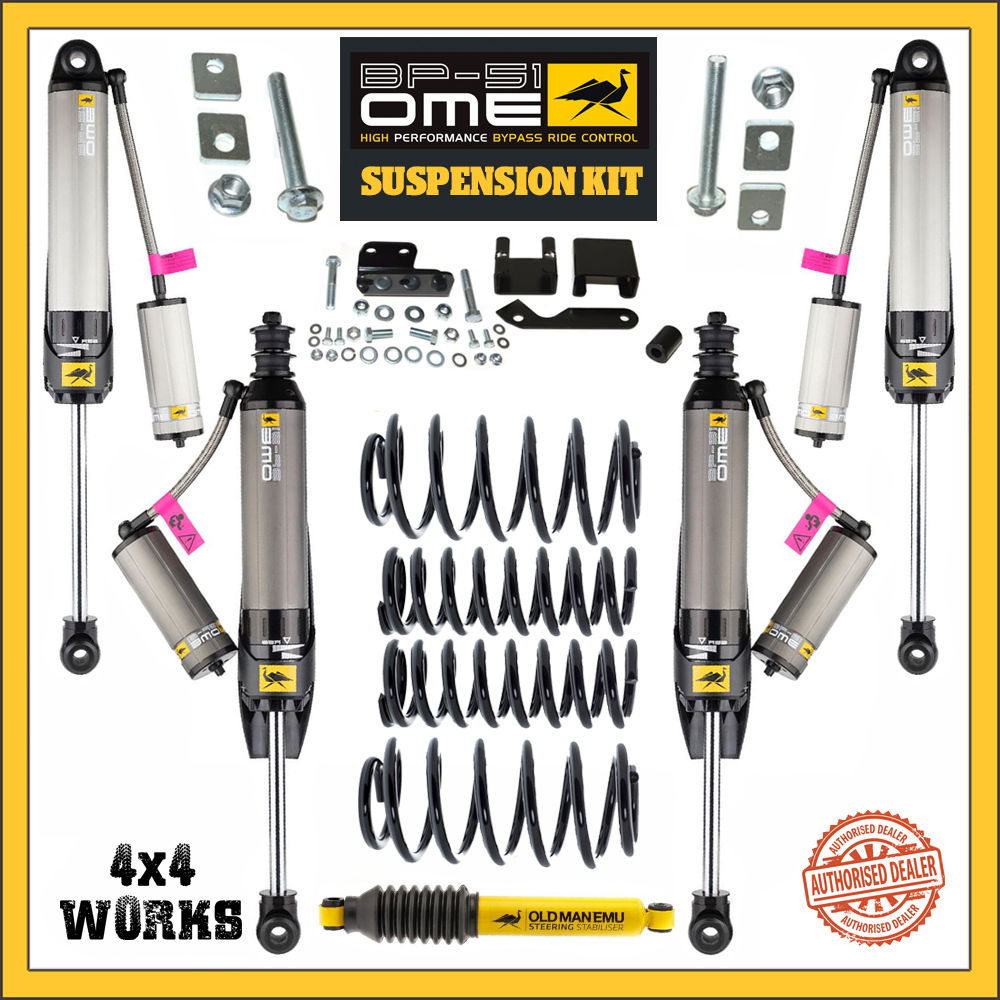 Old Man Emu OME Ultimate BP-51 Suspension Lift Kit Jeep Wrangler JK JKU ...