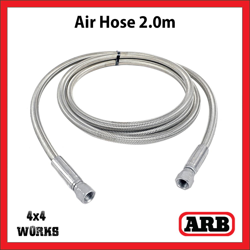 Compressor Air Hose Reinforced JIC-04 Female 2.0m long