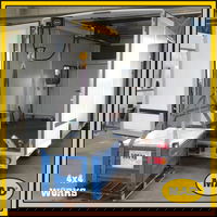 Van lifting and loading crane for vans and trailers