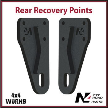 Vehicle towing and recovery points black