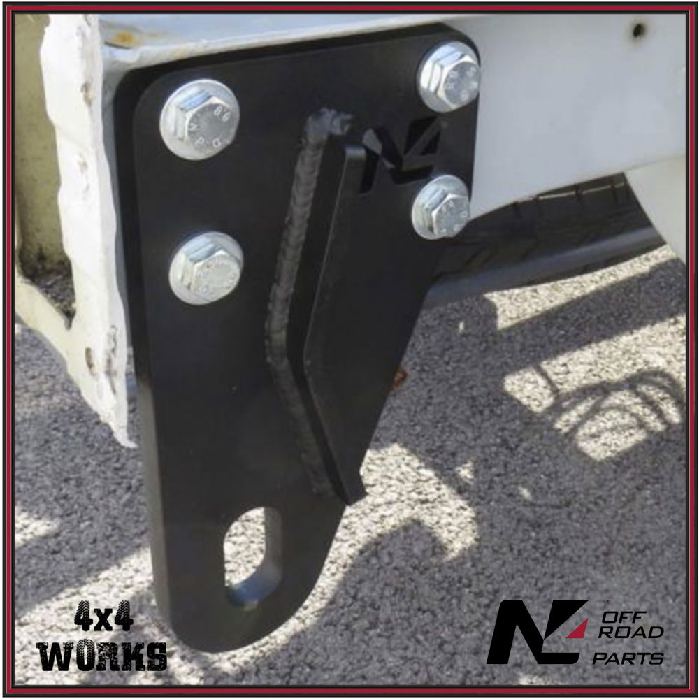 Vehicle towing and recovery points black