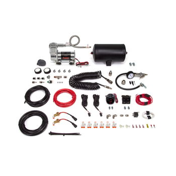 Suspension lift kit with springs, shock absorbers, optional air bags