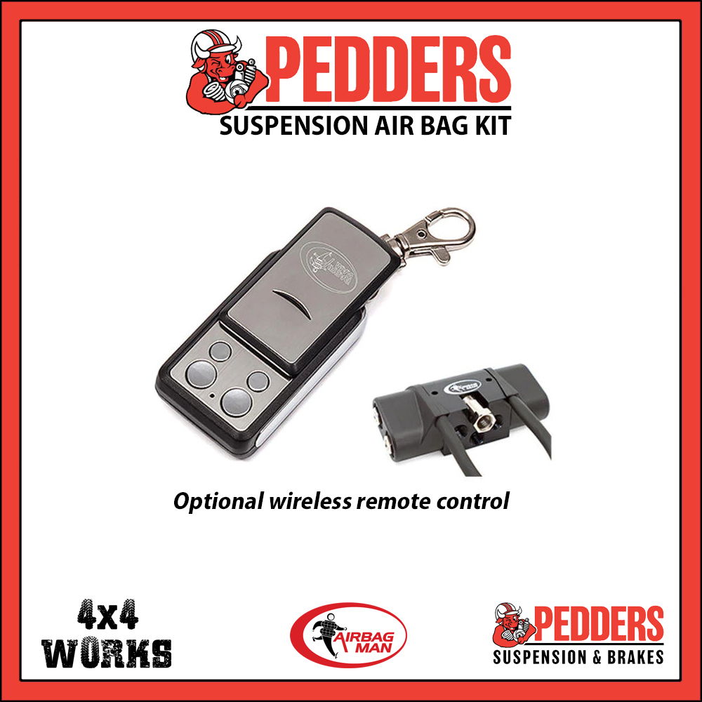 Suspension lift kit with springs, shock absorbers, optional air bags