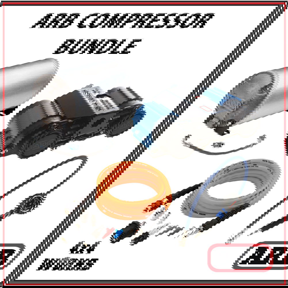 Twin High Output Compressor and Air Tank Kit Bundle 12v