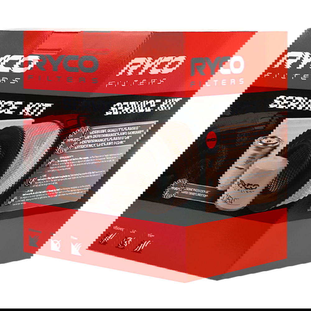 Engine filter kit with oil, air and fuel filters