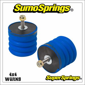 Helper springs for heavy vehicles