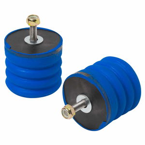 Helper springs for heavy vehicles