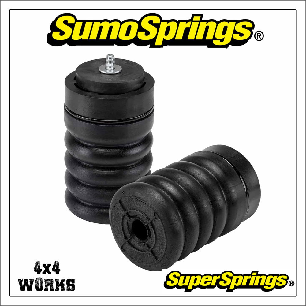 Helper springs for heavy vehicles