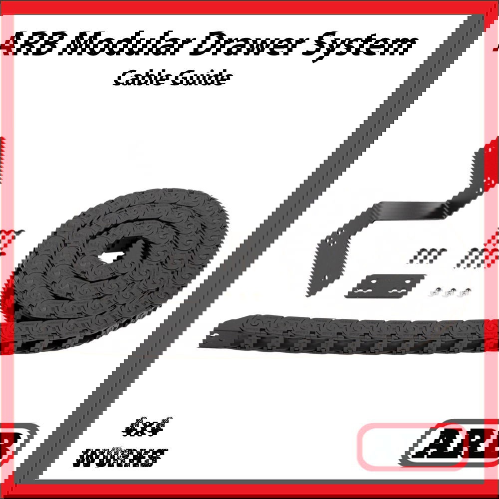 ARB load bed storage drawer system, grey carpet