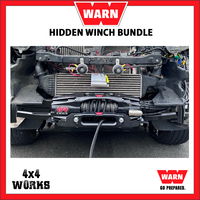 Warn VR Evo Electric Winch and Discrete Mount Bundle