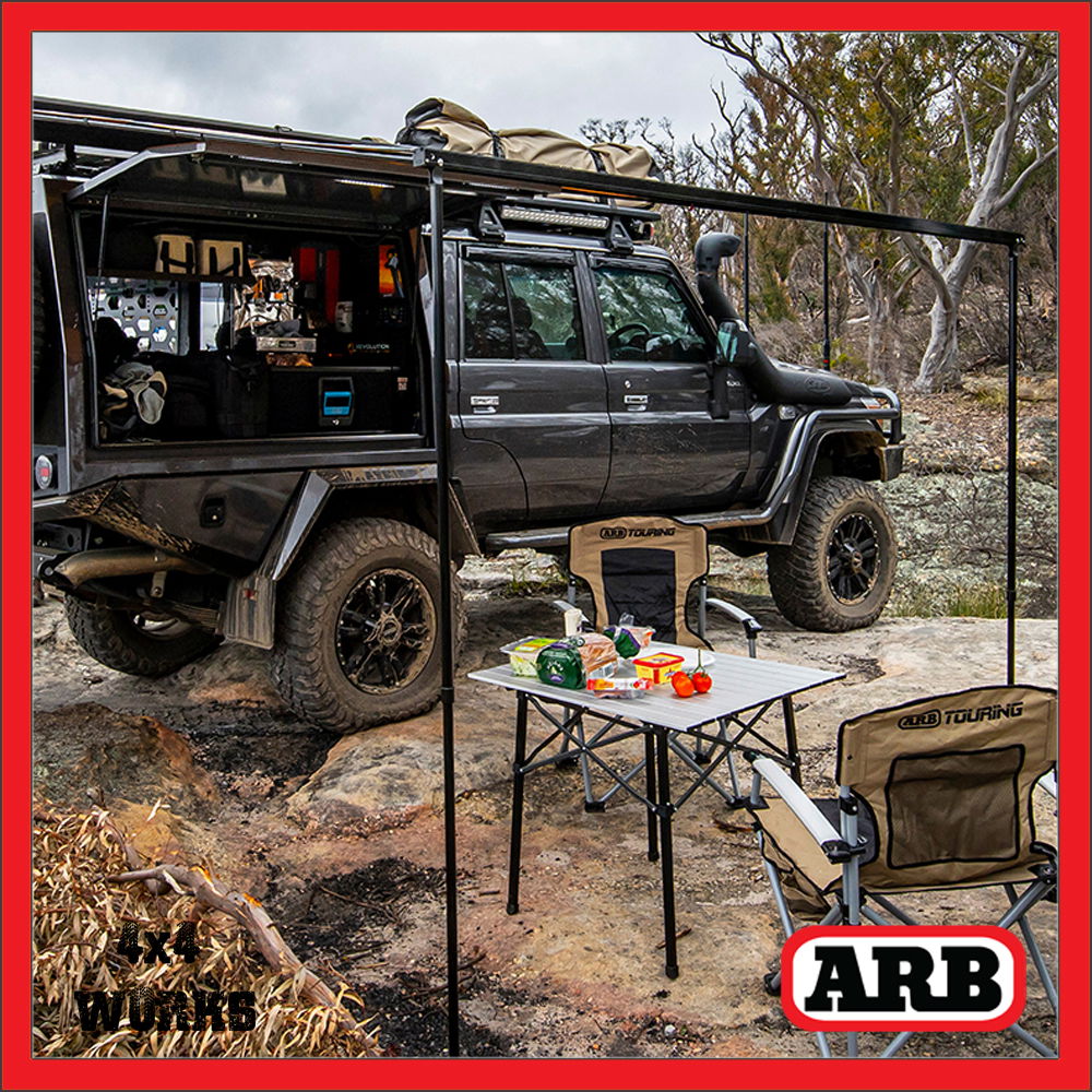 ARB Black Case Awning 2.0m x 2.5m Aluminium