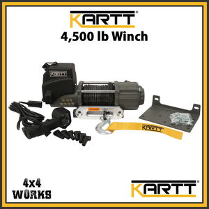 Trailer and recovery truck winch