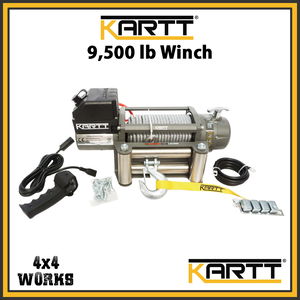 Trailer and recovery truck winch