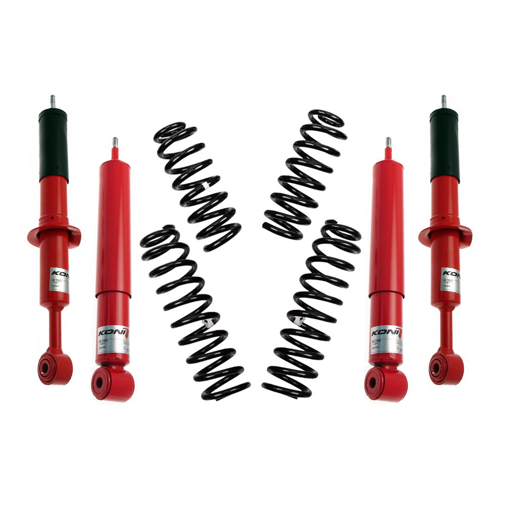 Koni KYB suspension kit with red shocks