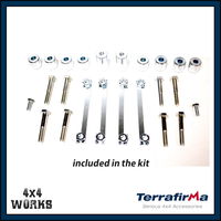 Warn VR Evo winch mount cradle and winch bundle kit