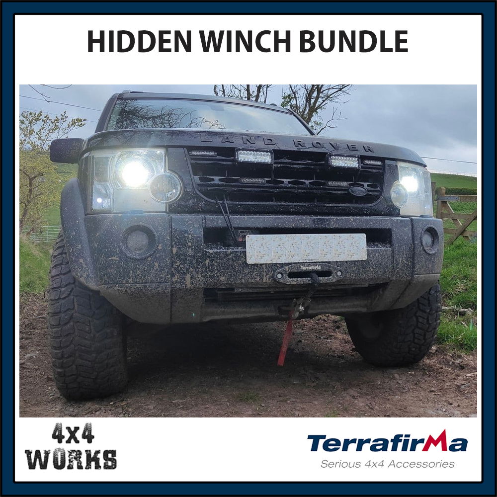 Warn VR Evo winch mount cradle and winch bundle kit