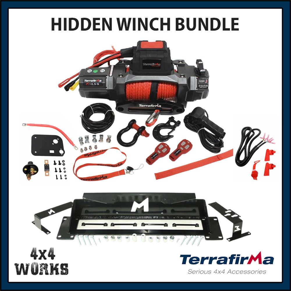 Terrafirma winch mount cradle and winch bundle kit