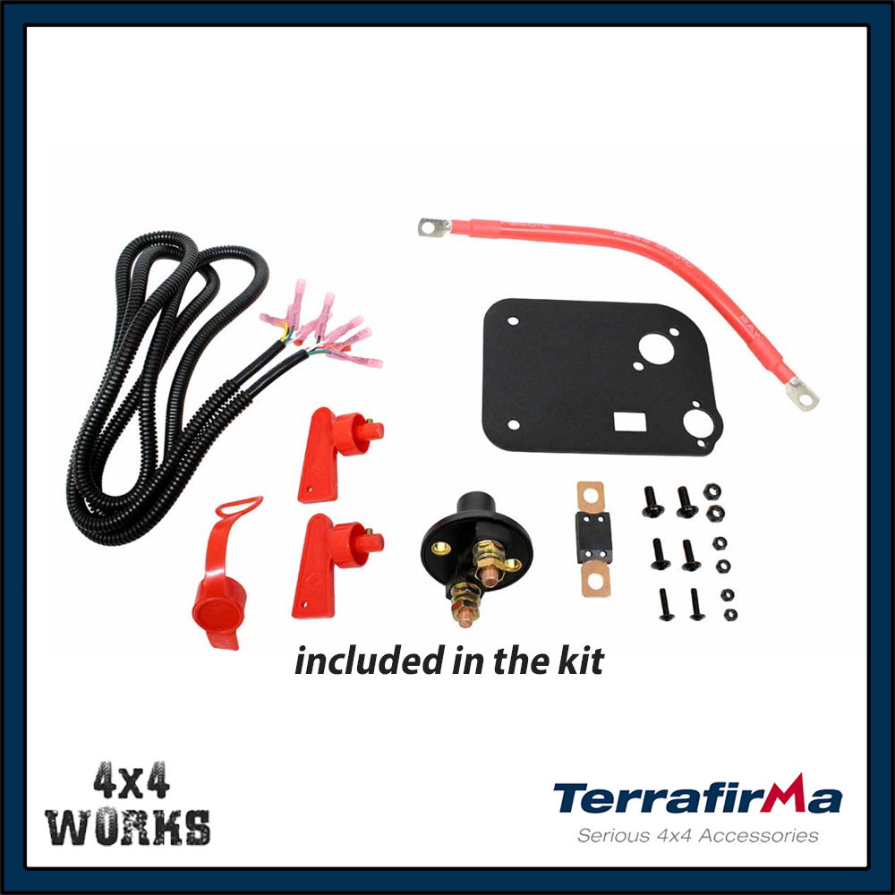Warn VR Evo winch mount cradle and winch bundle kit
