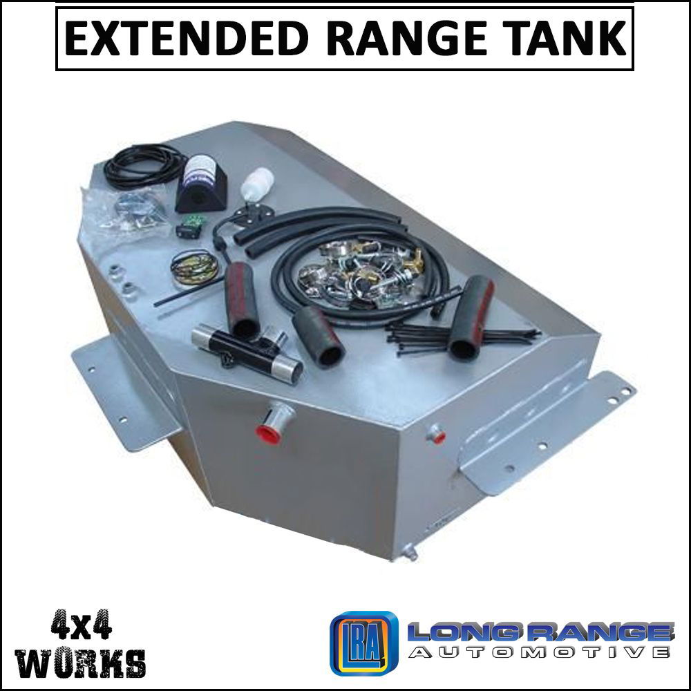Aluminised steel extended range fuel tank