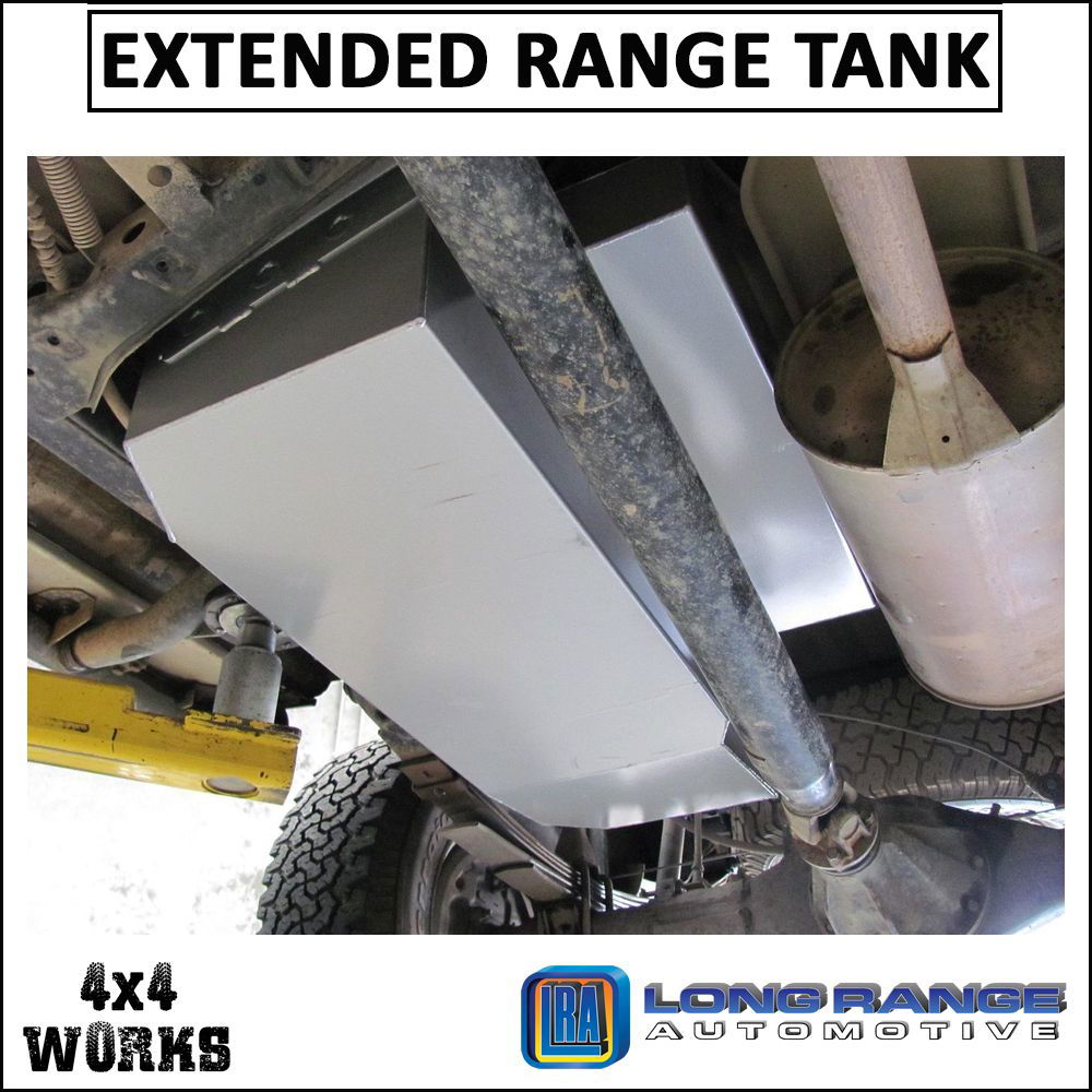 Aluminised steel extended range fuel tank