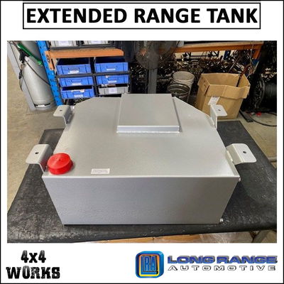 Aluminised steel extended range fuel tank