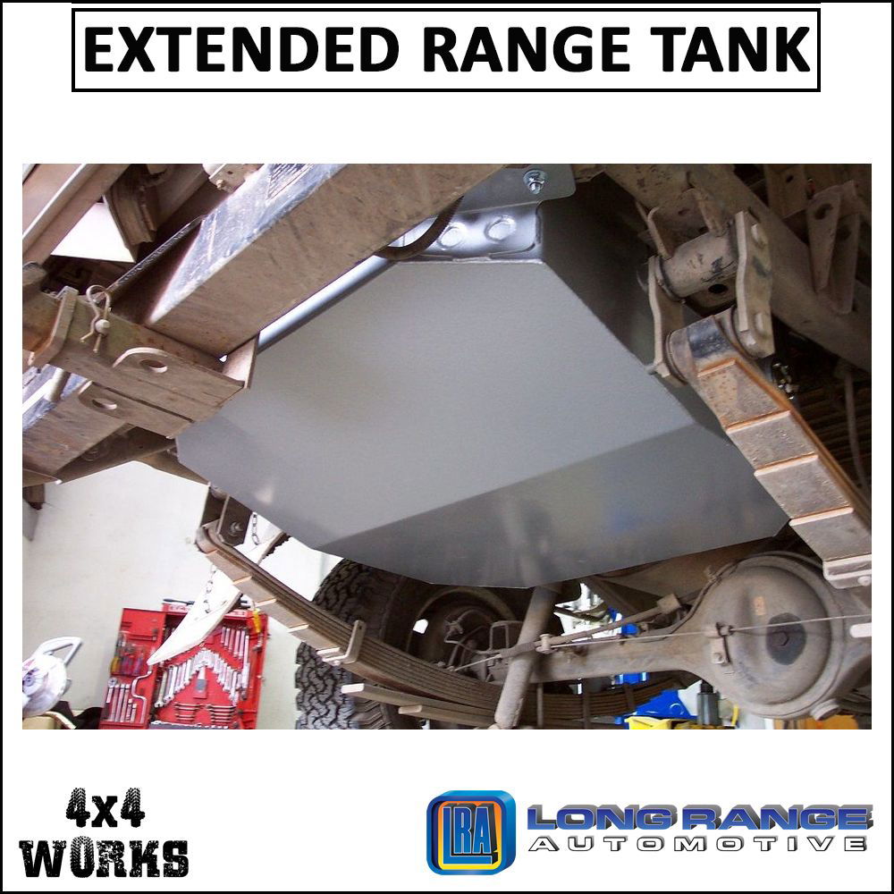 Aluminised steel extended range fuel tank