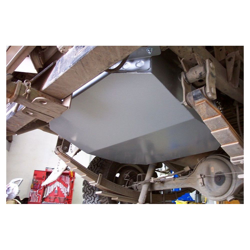 Aluminised steel extended range fuel tank