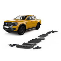 Press-formed guards for vehicle protection off road