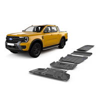 Press-formed guards for vehicle protection off road