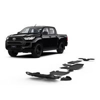 Press-formed guards for vehicle protection off road
