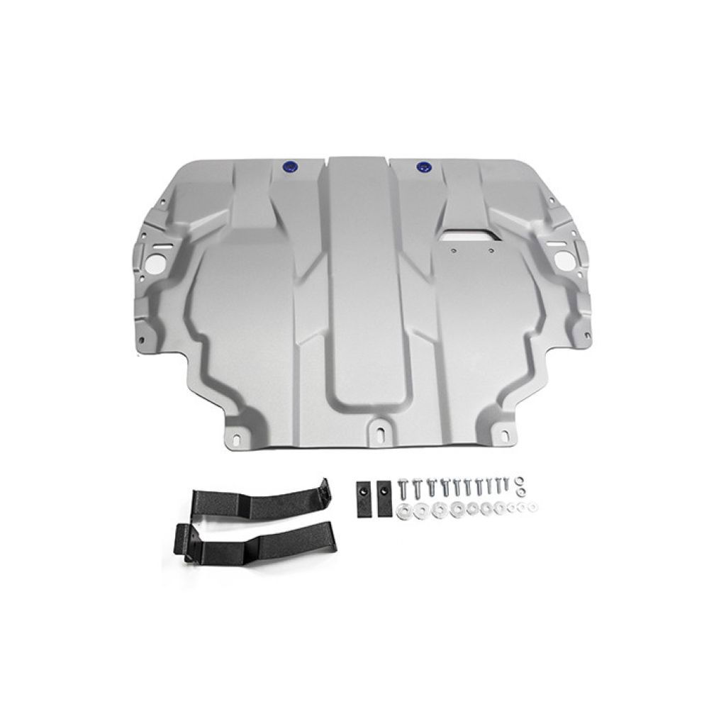 Press-formed guards for vehicle protection off road