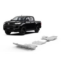 Press-formed guards for vehicle protection off road