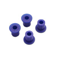 Blue poly polyurethane bushing replacement set for 4x4 vehicles