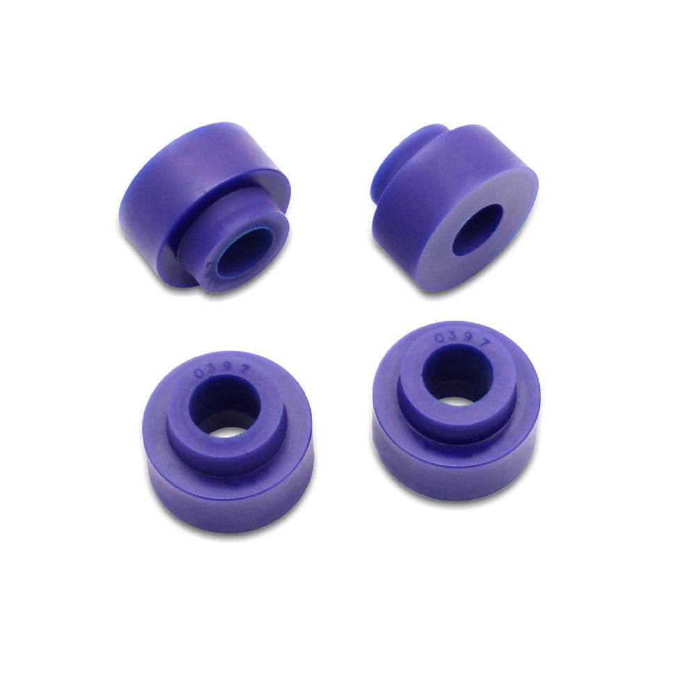 Blue poly polyurethane bushing replacement set for 4x4 vehicles