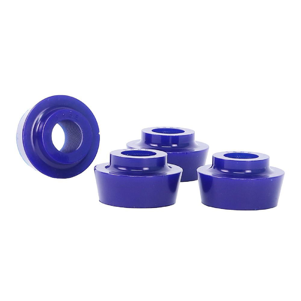 Blue poly polyurethane bushing replacement set for 4x4 vehicles