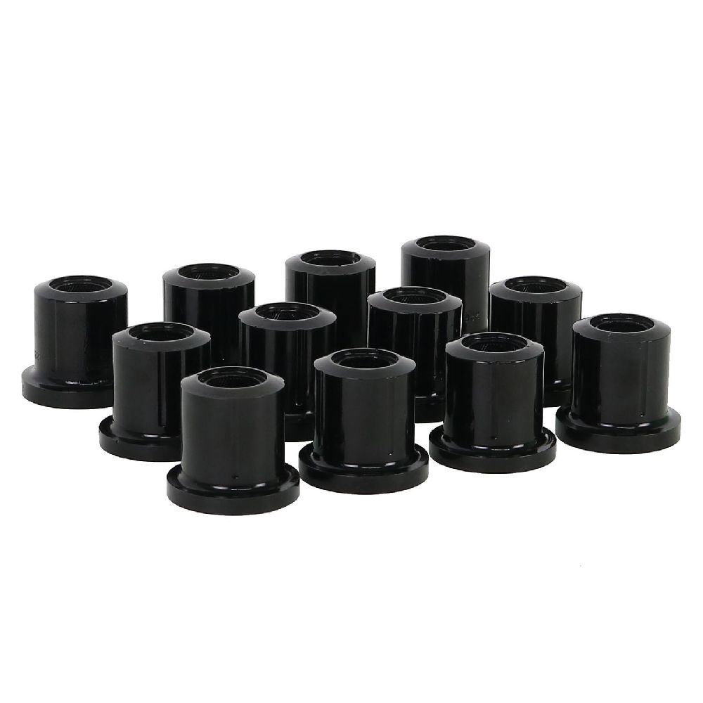Blue poly polyurethane bushing replacement set for 4x4 vehicles