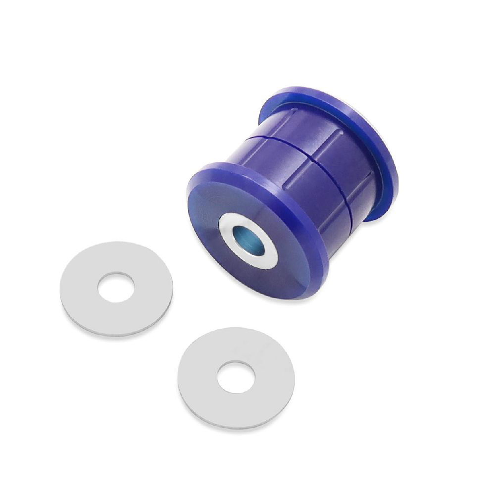 Blue poly polyurethane bushing replacement set for 4x4 vehicles