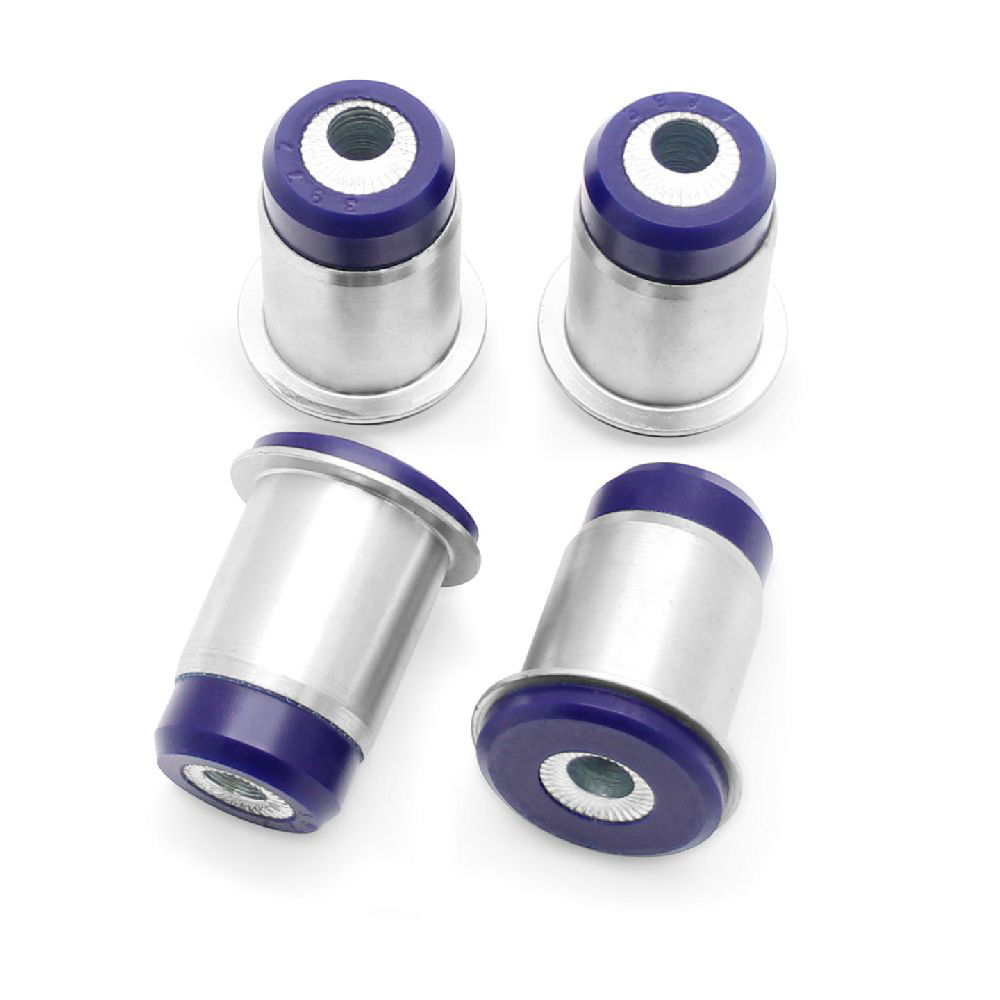 Blue poly polyurethane bushing replacement set for 4x4 vehicles