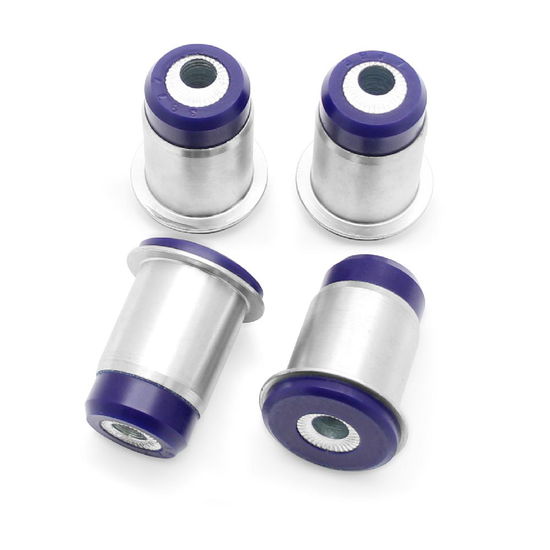 Blue poly polyurethane bushing replacement set for 4x4 vehicles