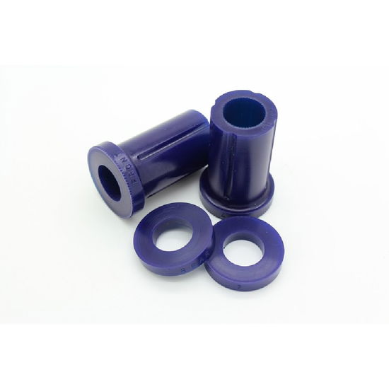 Blue poly polyurethane bushing replacement set for 4x4 vehicles