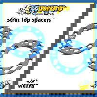 Aluminium alloy billet spacer, blue
