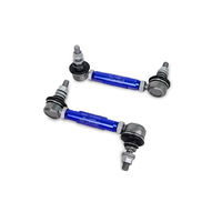 Anti roll bar lower drop links in alloy, blue