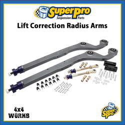 Uprated radius arms, pair