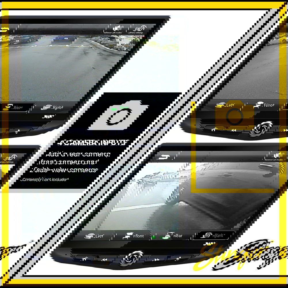 Replacement hi-fi infotainment system with DAB/DAB+ radio and 10 inch display