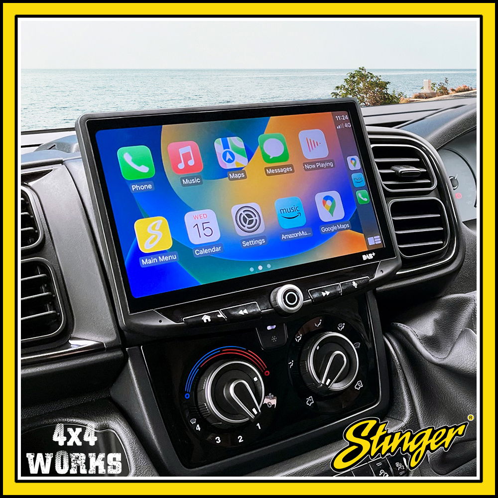 Replacement hi-fi infotainment system with DAB/DAB+ radio and 10 inch display