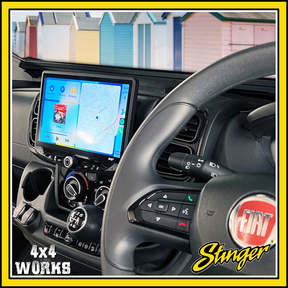 Replacement hi-fi infotainment system with DAB/DAB+ radio and 10 inch display
